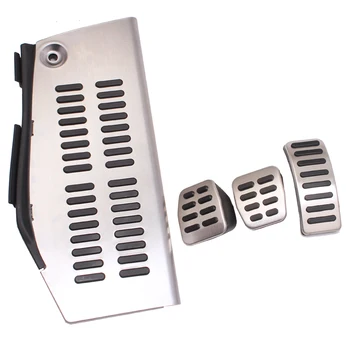 LHD Auto Pad Fußstütze Für Volkswagen Polo VW Golf 4, Bora Käfer RSi GTI R32 Für Audi A3 SITZ Edelstahl Pedal