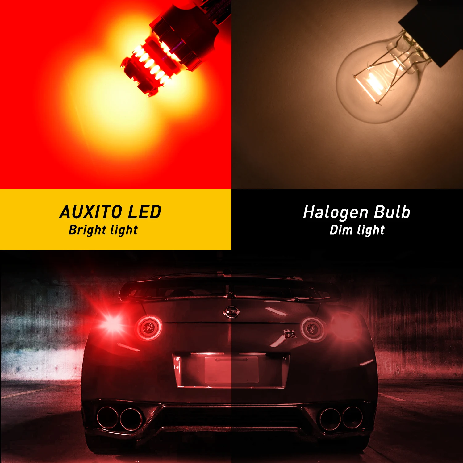 AUXITO 2 Stücke T20 7443 LED Bremslicht W21W W21/5 W 7440 Led-lampe – Bild 2