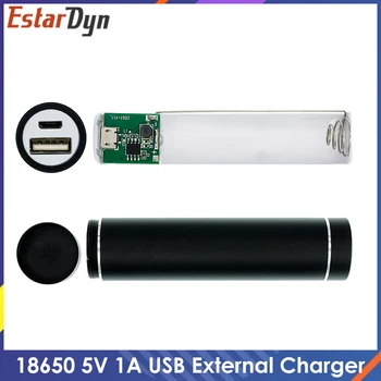 DIY Powerbank-Gehäuse aus Metall für 1× 18650 Akku, 5 V 1 A USB
