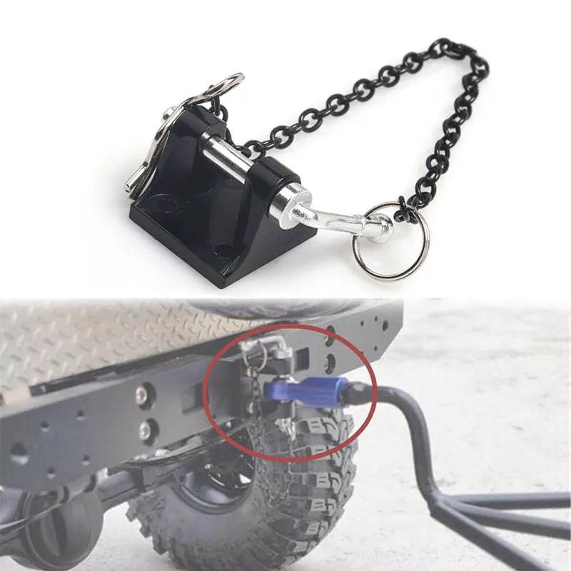 RC Auto Metall Anhänger Abschlepphaken Zubehör für 1:10 RC Crawler – Bild 3
