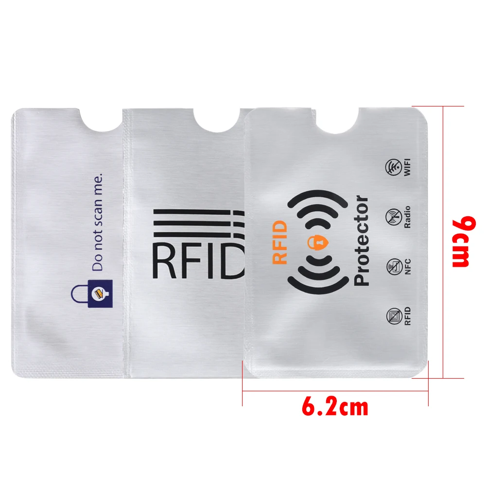 Anti Diebstahl für RFID Kreditkarte Schutz Blockieren (10 Stück) – Bild 6