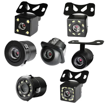 Auto-Rückfahrkamera, 4 LEDs, Nachtsicht, Rückfahrkamera, automatischer Parkmonitor, CCD, IP68, wasserdicht