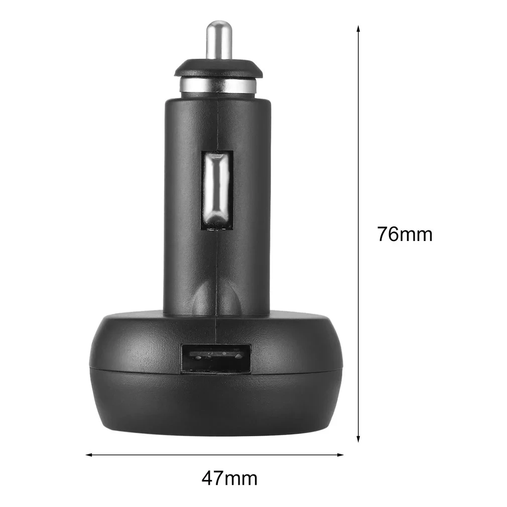 3-in-1 USB Auto-Ladegerät mit Voltmeter und Thermometer, 12/24 V – Bild 6