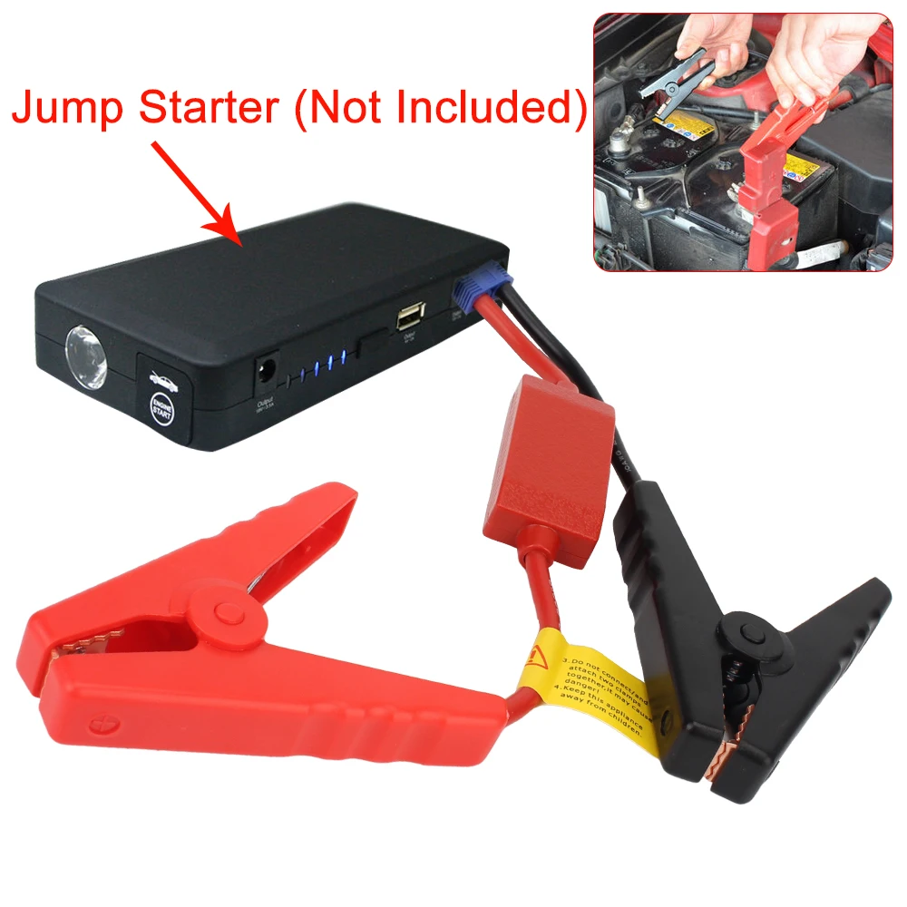 Universal Notfall Batterie Jump Kabel Klemmen Starthilfe Krokodil Clip – Bild 5