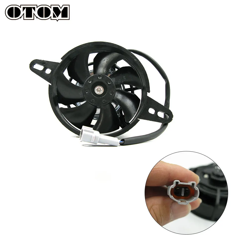 OTOM Motorrad Kühler Fan Wasser Tank Luft Fan Öl Kühler Motor Kühlung – Bild 5