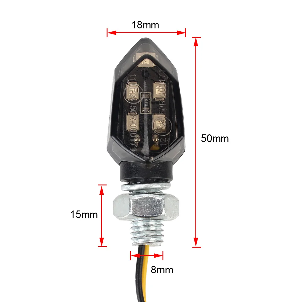 LED Blinker Licht super hell 2 stücke Motorrad Mini Universal LED – Bild 3
