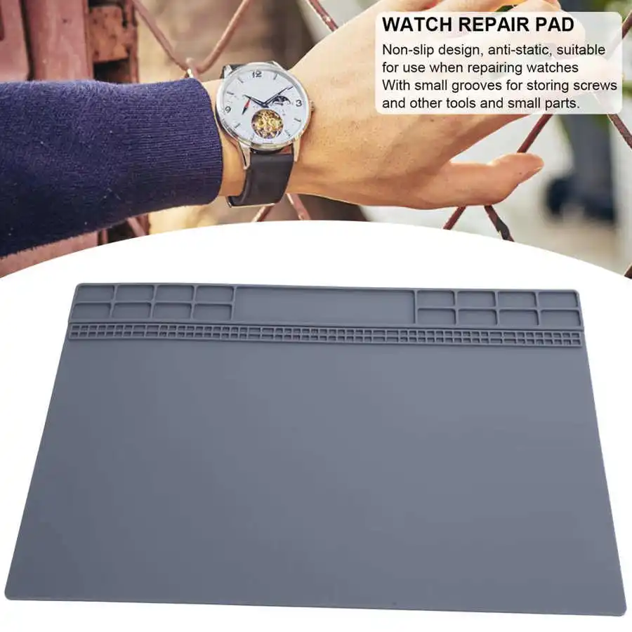 Gummi matte Uhr Reparatur Arbeits pad rutsch feste Uhr Reparatur Tisch Pad Uhrmacher Wartungs werkzeug