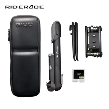 Fahrrad Reifen Reparatur Werkzeuge Kits Multi-funktion Hand Luftpumpe Schlauch Set Inflator Schrader Presta