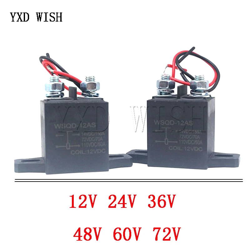 Kfz-Relais 12 V, 24 V, 36 V, 48 V, 60 V, neue Energie, Elektrofahrzeug, Hochspannungs-DC-Auto-Relais, lange