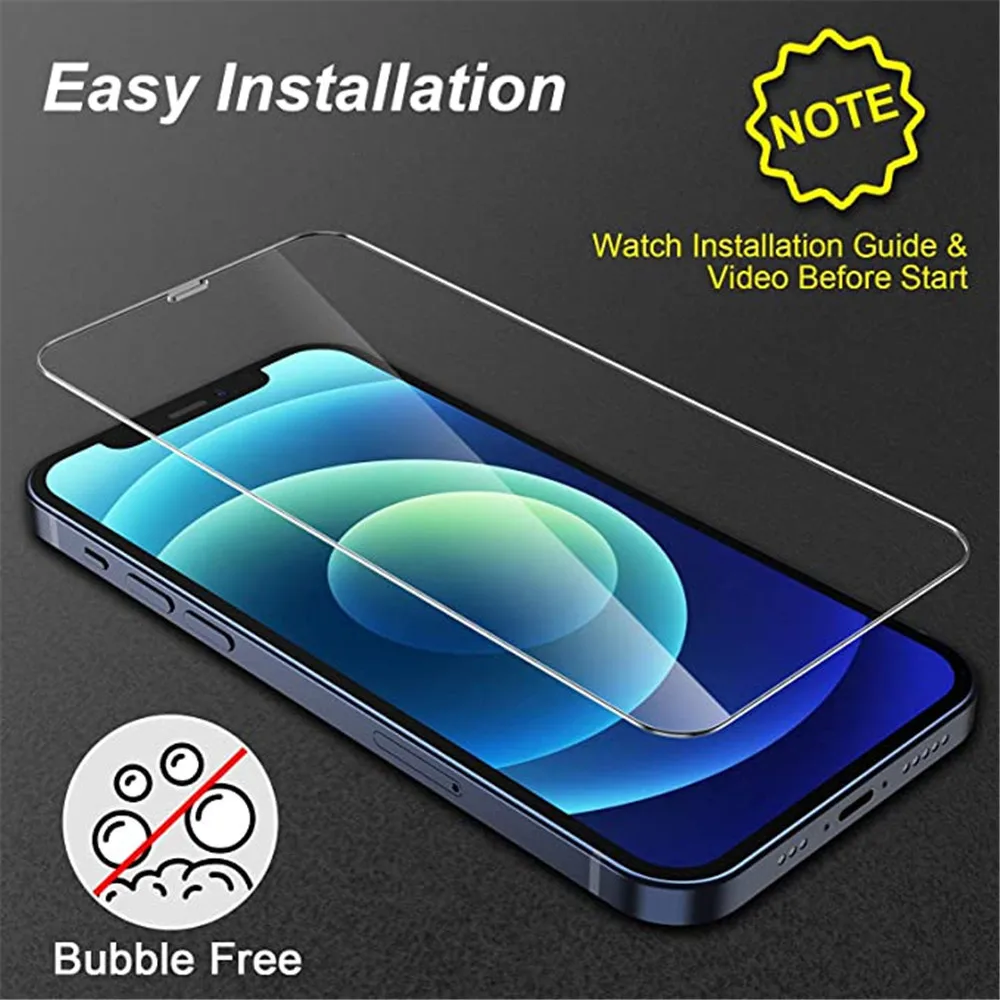 Schutz Glas Auf Für iPhone 17 16 15 14 13 12 11 Pro XR X XS (4 Stück) – Bild 6