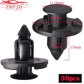 8mm Auto Befestigungen Nieten Clips Auto Stoßstange Tür Panel Fender Liner Clip Retainer für Nissan Auto Trim