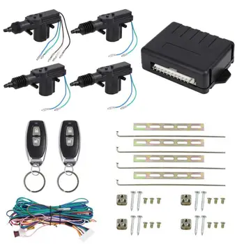 12V Universal Car Lock Fernbedienung Keyless Entry System Zentral verriegelung ssatz mit 4 Türschloss Aktuator