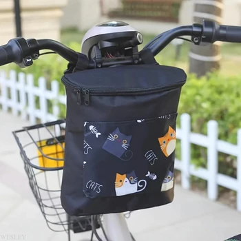 Multifunktionale Fahrradkupplung mit großem Fassungsvermögen, elektrische und motorradtaugliche Fronttasche