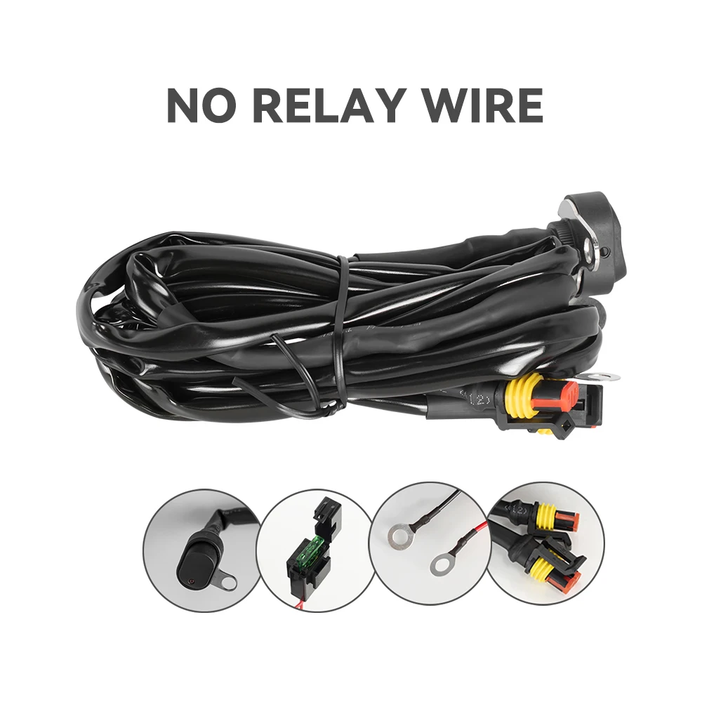 Motorrad Nebel Licht Kabelbaum LED Lampe Scheinwerfer Refit Relais Draht Motorrad Scheinwerfer Kabel Zubehör