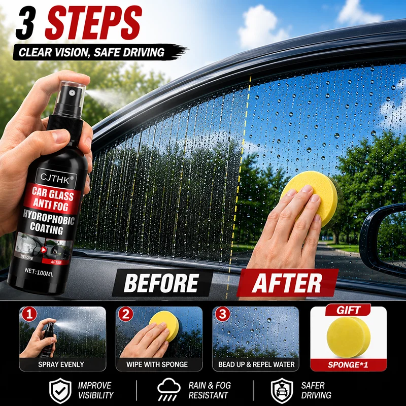 Auto-Glas Anti-Regen Wasserabweisender Spray Nano Hydrophobe – Bild 5