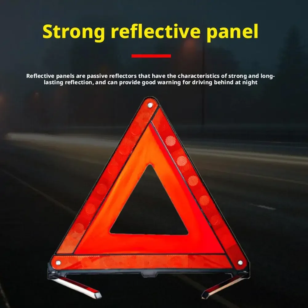 Auto-Sicherheitswarn-Dreieck, Faltbares Reflektierendes – Bild 2