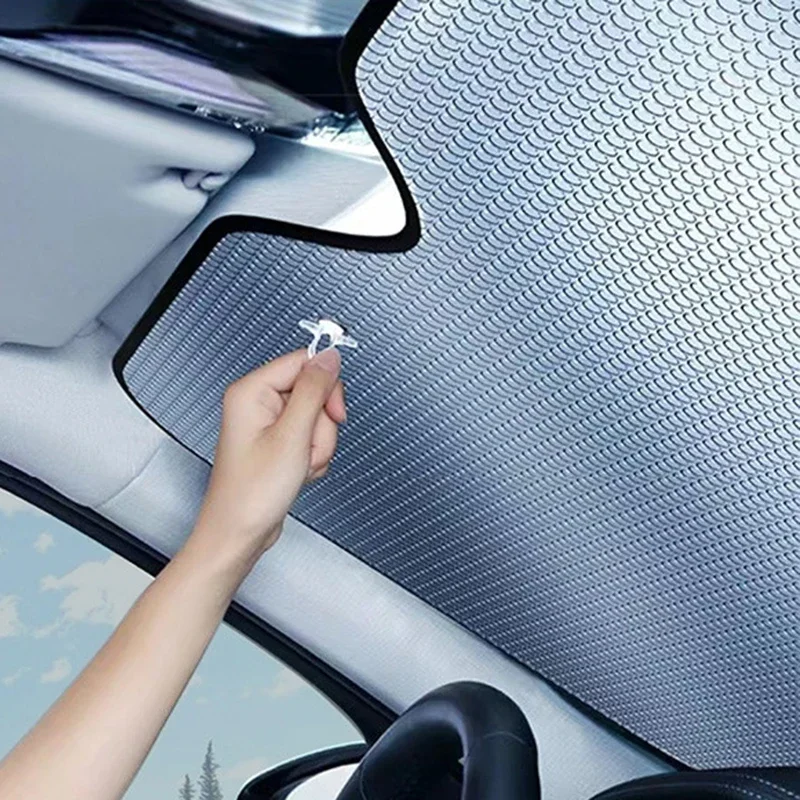 Auto Sonnenschutz Abdeckung Anti-UV-Schutz Auto Fenster Sonnenschutz – Bild 2