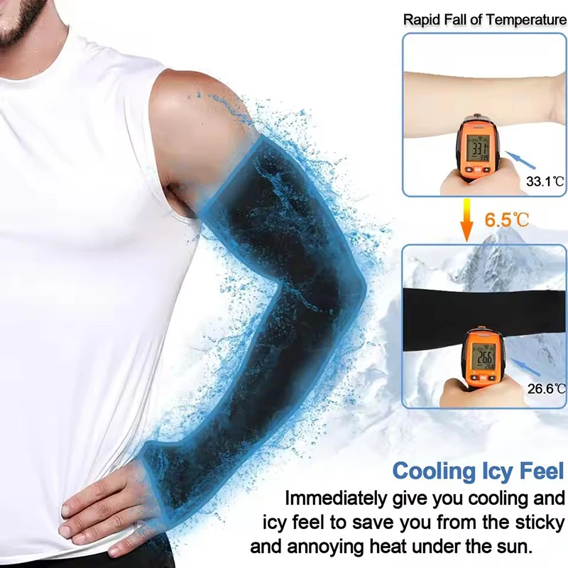 Armstulpen für Sonnenschutz, Ellenbogenstulpen für Herren und Damen – Bild 5