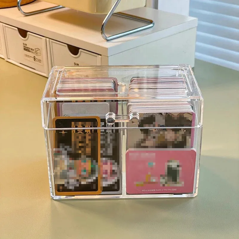 Karten-Organizer aus klarem Acryl - für 400 Karten, Präsentationsbox – Bild 3