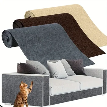 DIY selbstklebende Katzenkratzmatte, zuschneidbarer Katzenteppich, Katzenkratzteppich, Eckwand, Katzenkratzer