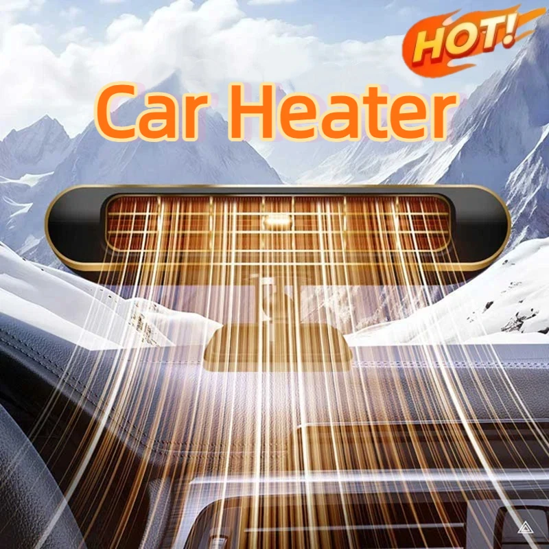 200W Elektrischer Auto-Heizlüfter 12V Tragbarer Entfeuchter Entfroster Heizventilator Trockner
