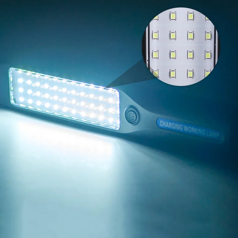 LED Taschenlampe Arbeit Licht USB Aufladbare Magnetische Notfall – Bild 6
