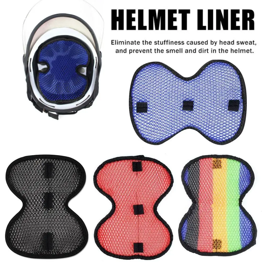 Motorrad Helm Einsatz Liner Kappe Kissen Pad Atmungsaktiv Schnell – Bild 5