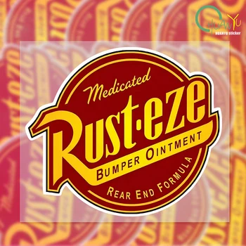 Kreative rusteze Auto Aufkleber Zubehör Vinyl PVC 15*13cm Motorrad wasserdichte Windschutz scheibe Aut ofens
