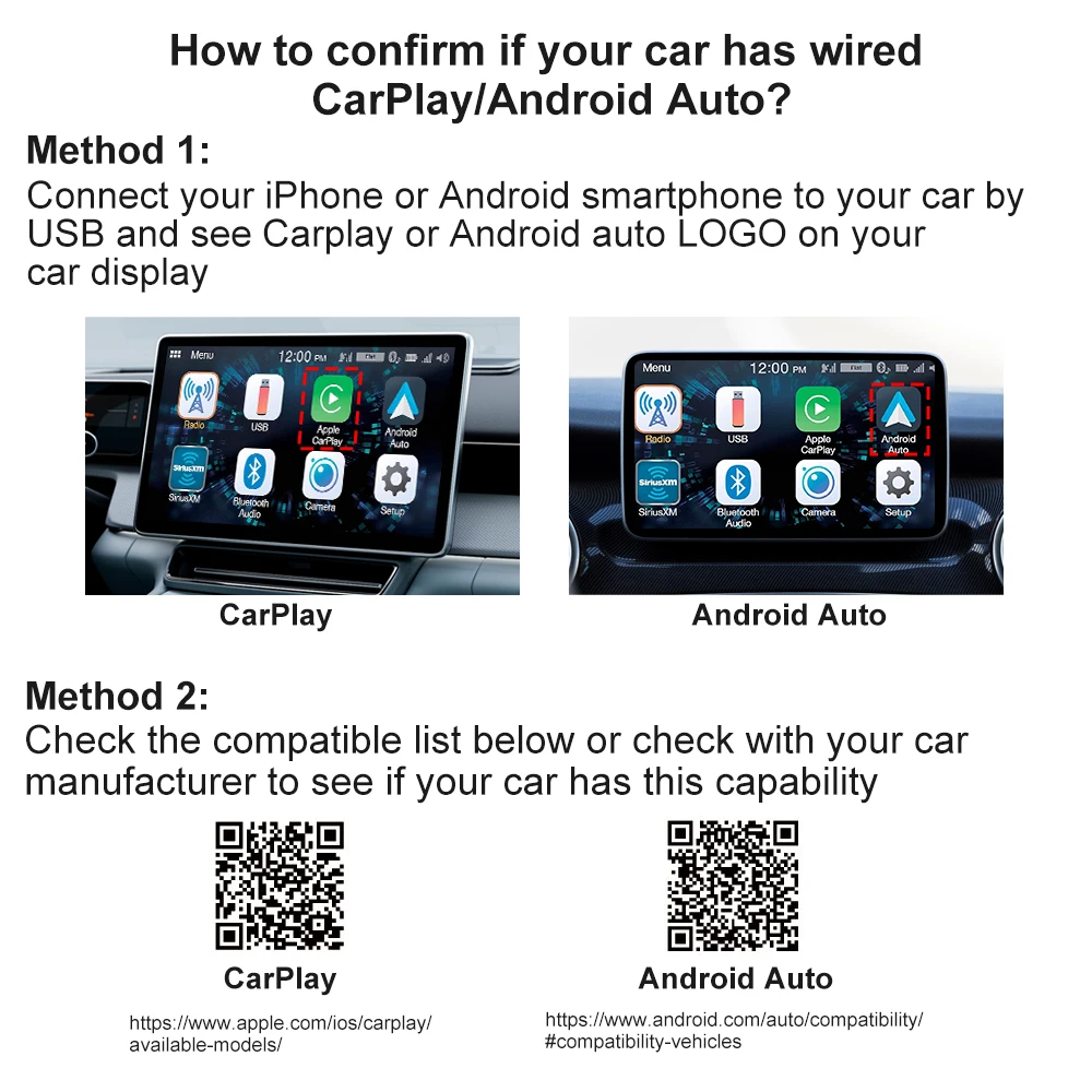 2026 Kabelloser CarPlay-Adapter 2-in-1 Kabelgebunden zu Kabellos – Bild 2