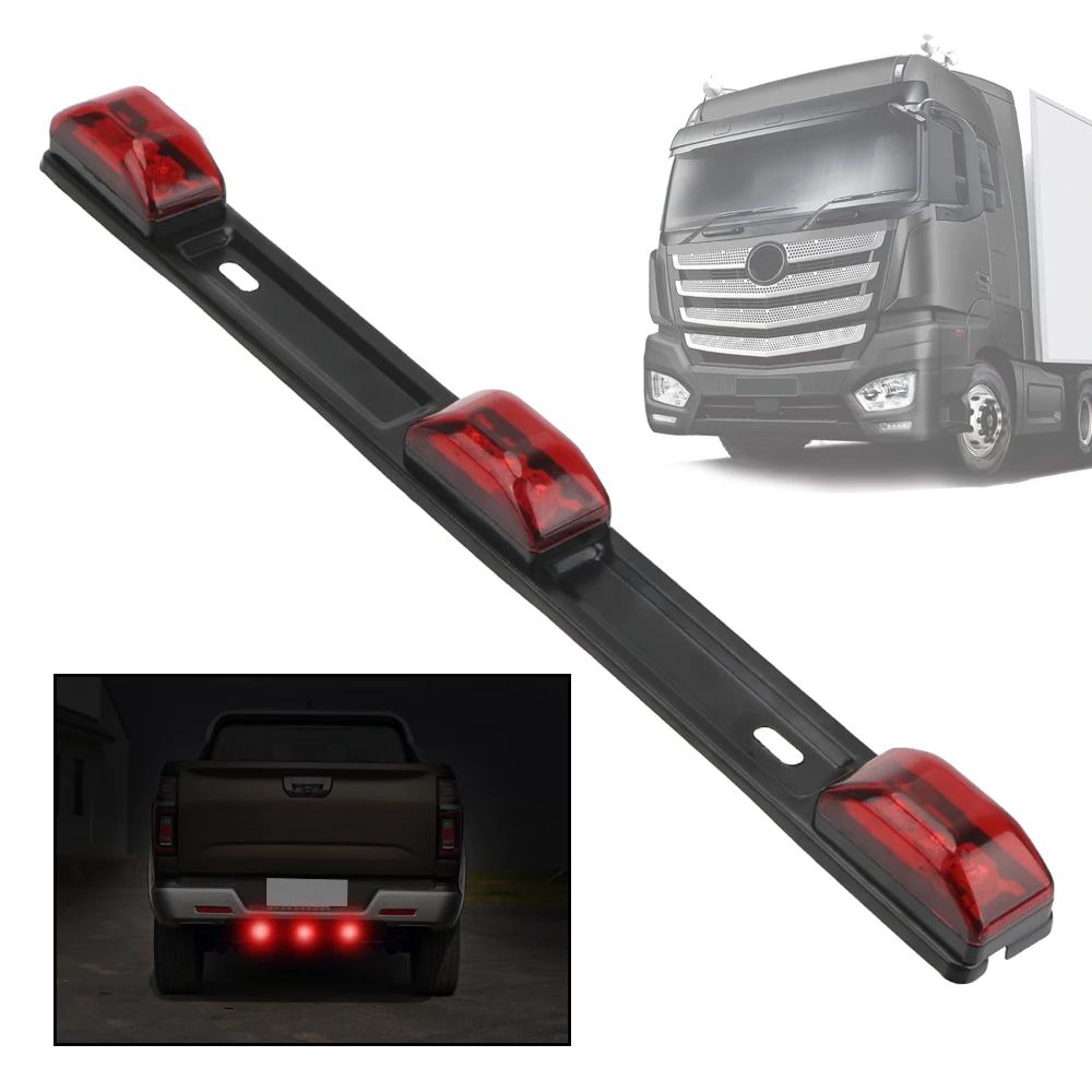 12V Auto Rückleuchten DRL LED Bar Rote Bremse Blinker Lichter Dach – Bild 2