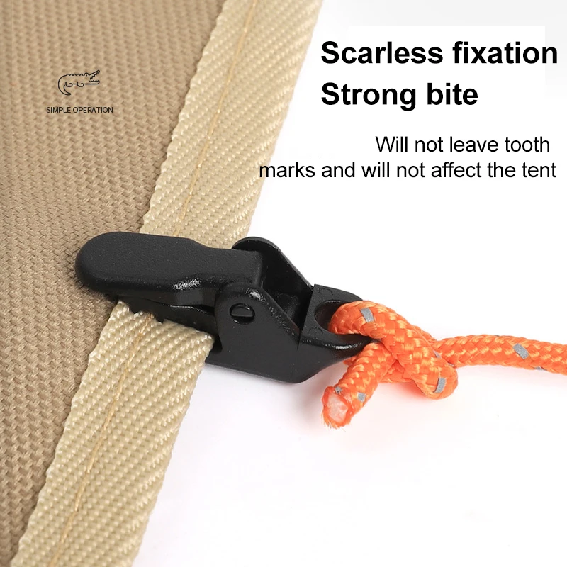 Robuste Zelt Clips Outdoor Plane Clips Anti-wind Feste Camping Zelt – Bild 4