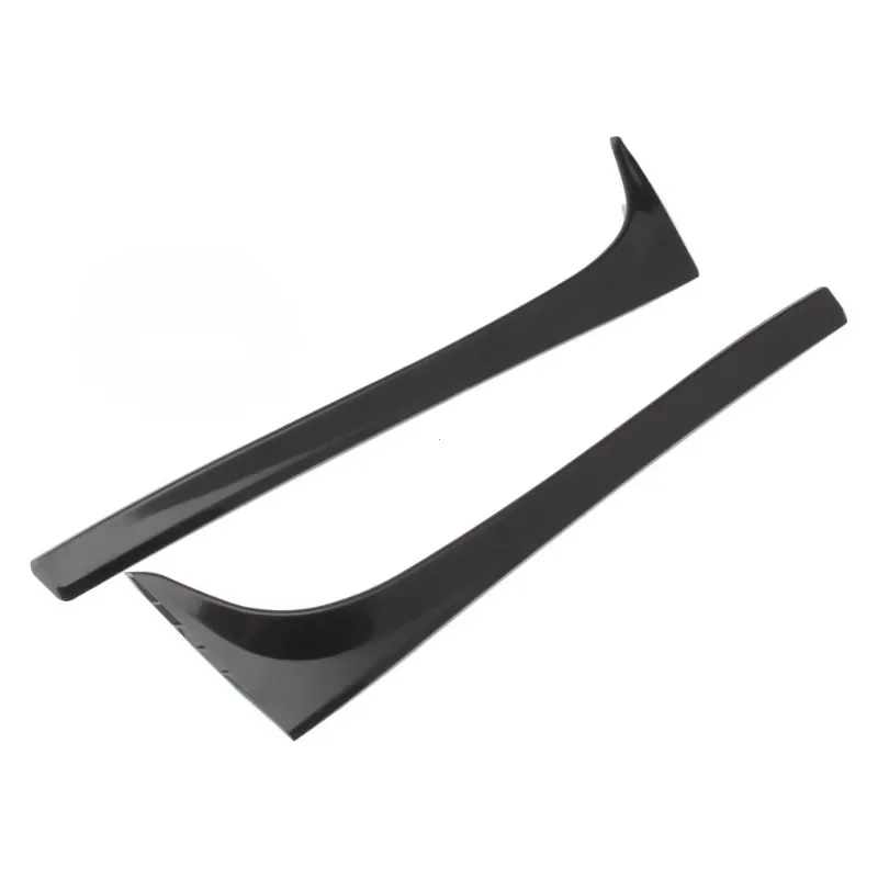 VW Golf 7 7,5 MK7 MK7,5 2014-2018 Glänzend Schwarz ABS Hinten Fenster Seite Stamm spoiler Canard (2 Stück)