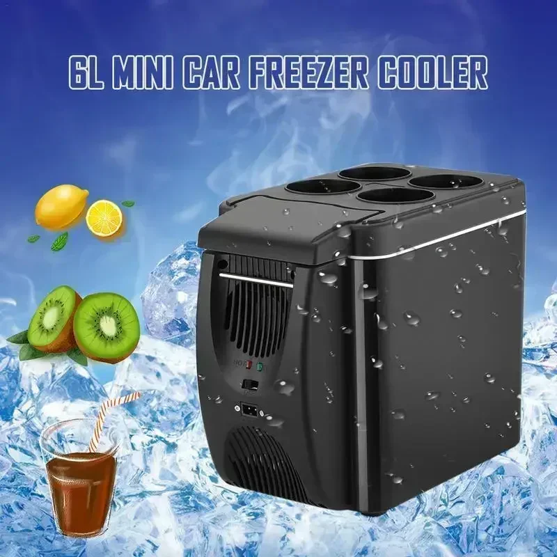 6L 12V Elektrischer Auto-Kühlschrank Mini-Gefrierschrank Auto-Kühlbox – Bild 3
