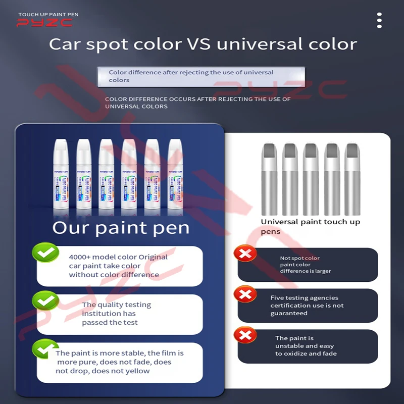 Paint Touch Up Pen Kit - Kratzerreparatur, Auto-Kratzerentferner – Bild 2