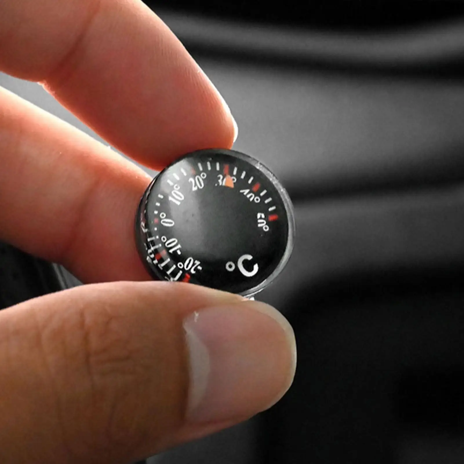 Mini-Auto-Thermometer, batterielos, Armaturenbrett-Thermometer, einfache Aufklebermontage, keine Batterie