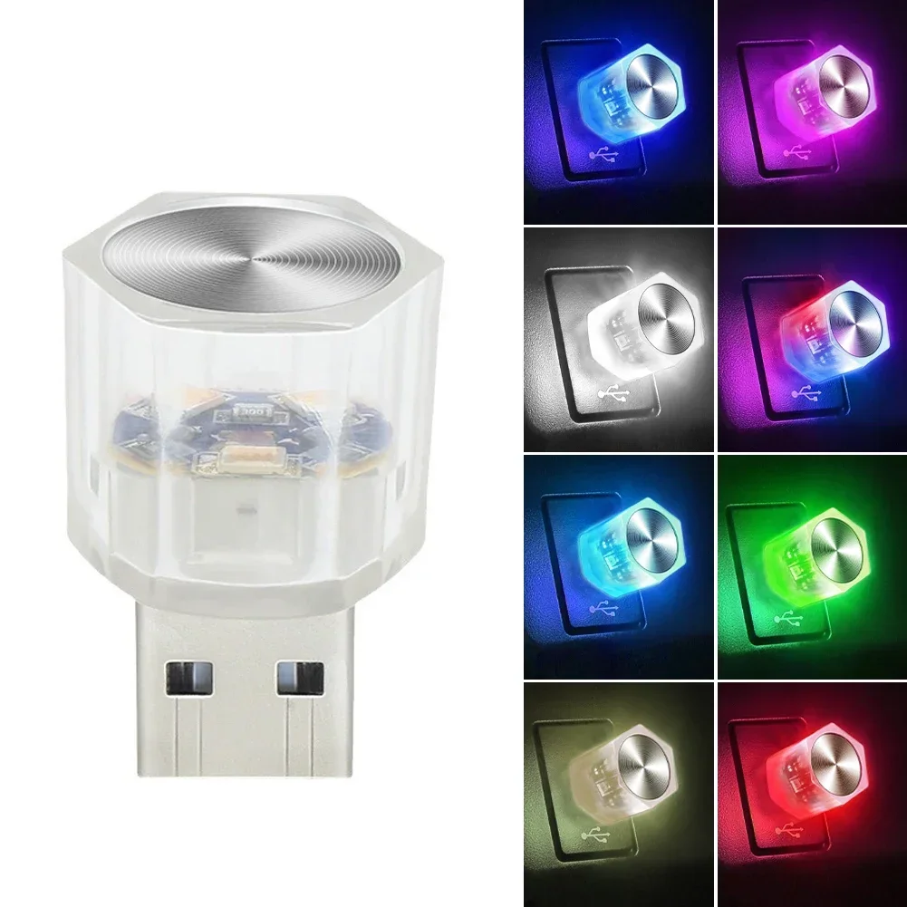 Auto USB Innen Umgebungs Licht LED Atmosphäre Dekorationen Lichter – Bild 4