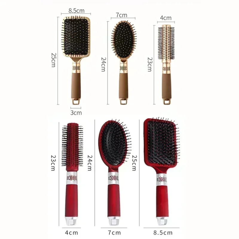 Professionelle Salon-Haarbürste, gerade, glatte Paddel-Haarbürste – Bild 6