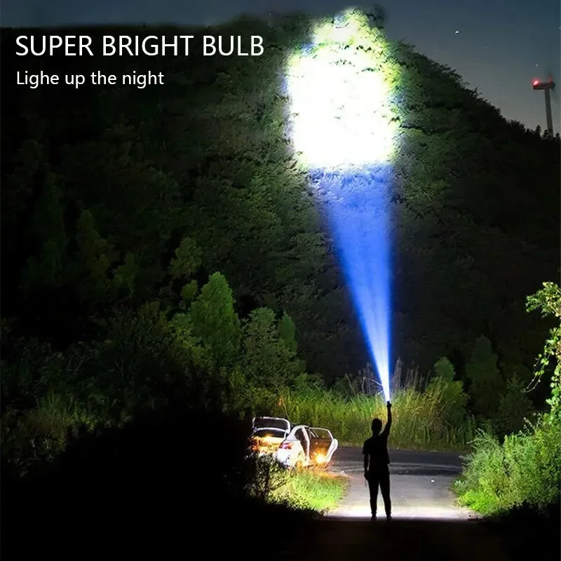 5 LED-Hochleistungs-LED-Taschenlampen, wiederaufladbarer – Bild 3