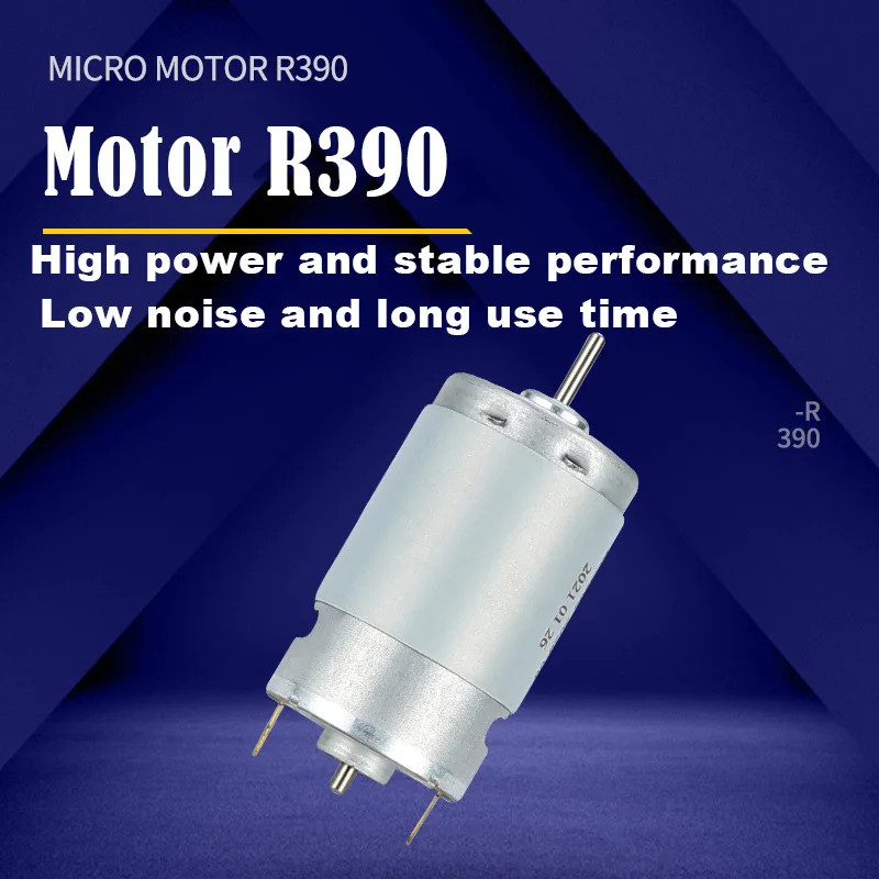DC-Motor R390 Hochdrehmoment-Mikromotor 390 6V-12V Bürstenmotor 20000 – Bild 3