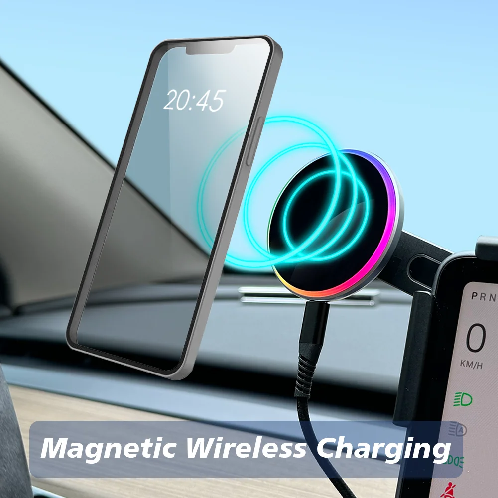 Qi2.2 Magnetische Auto-Ladehalterung 15 W / 25 W für Tesla Model 3 – Bild 5