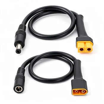 Solar Connection Line XT60 Stecker/Buchse auf DC5521 18AWG Stromkabel-Adapter