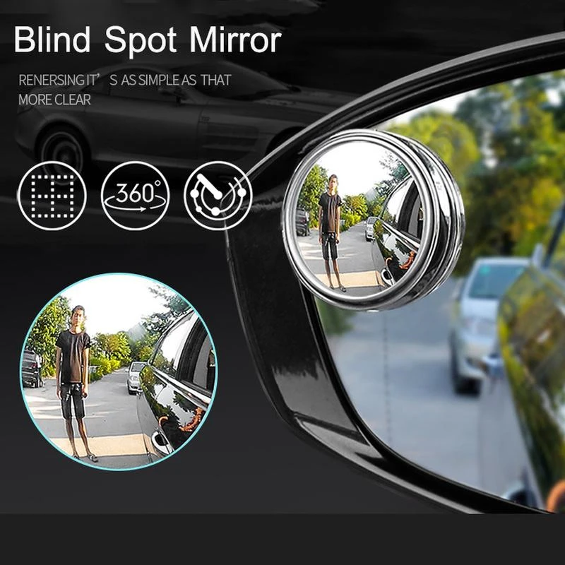 360-Grad-Auto-Rückspiegel für toten Winkel, Weitwinkel verstellbar – Bild 3