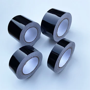 3/5/7/10 CM Glänzend Schwarz Vinyl Wrap Streifen Chrom Löschen Blackout Vinyl Fenster Trim Film für Auto Innen