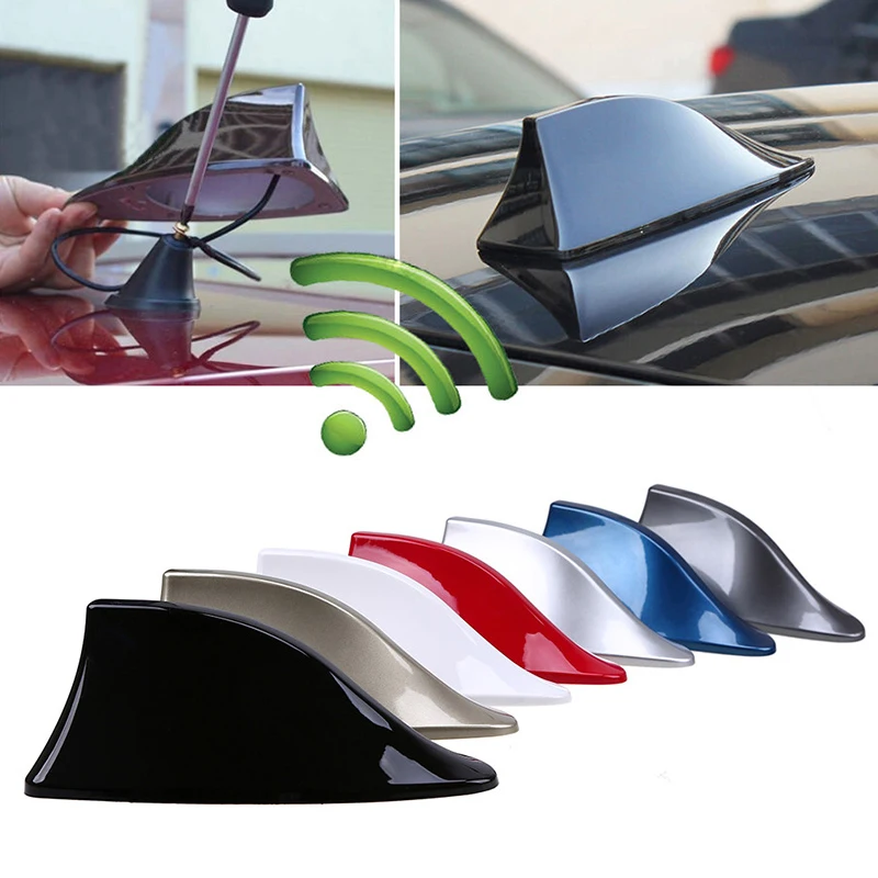 Autoradio Shark Fin Auto Shark Antenne Radio FM Signal Design – Bild 3