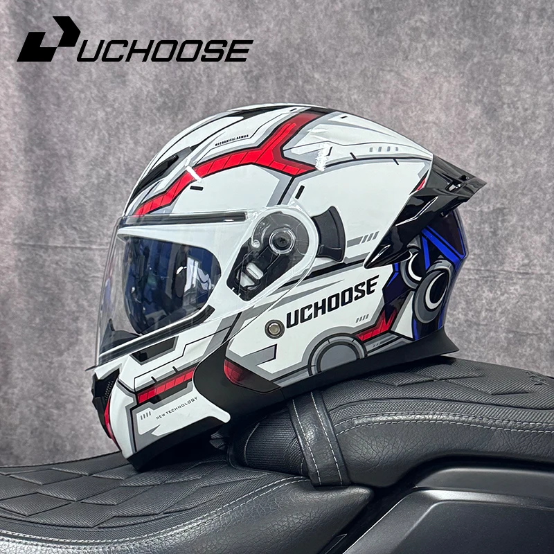 DOT Motorrad Helm Vier Jahreszeiten Motocross Racing Modulare Flip Up Casco Moto Männer Frauen Off Road Helm