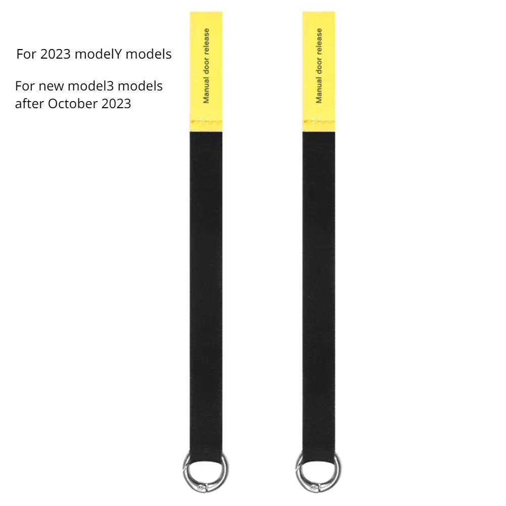 Tesla Modell Y/3 + Auto Tür Notfall Griff Erweiterte Manuelle Tür Release Notfall Sicherheit Pull Seil Notfall