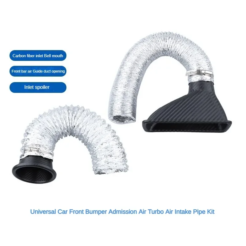 Universal Auto Front Stoßstange Eintritt Air Turbo Lufteinlass Rohr – Bild 2