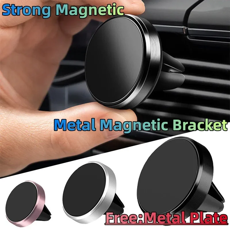Magnetischer Autotelefonhalter für Lüftungsschlitze, Magnet, Smartphone, mobiler Ständer