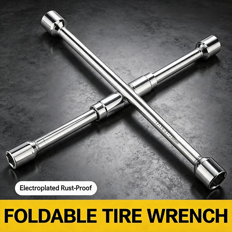 Faltbarer Kreuzschlüssel für Reifen 17-19-21-23mm Verstärkter – Bild 2
