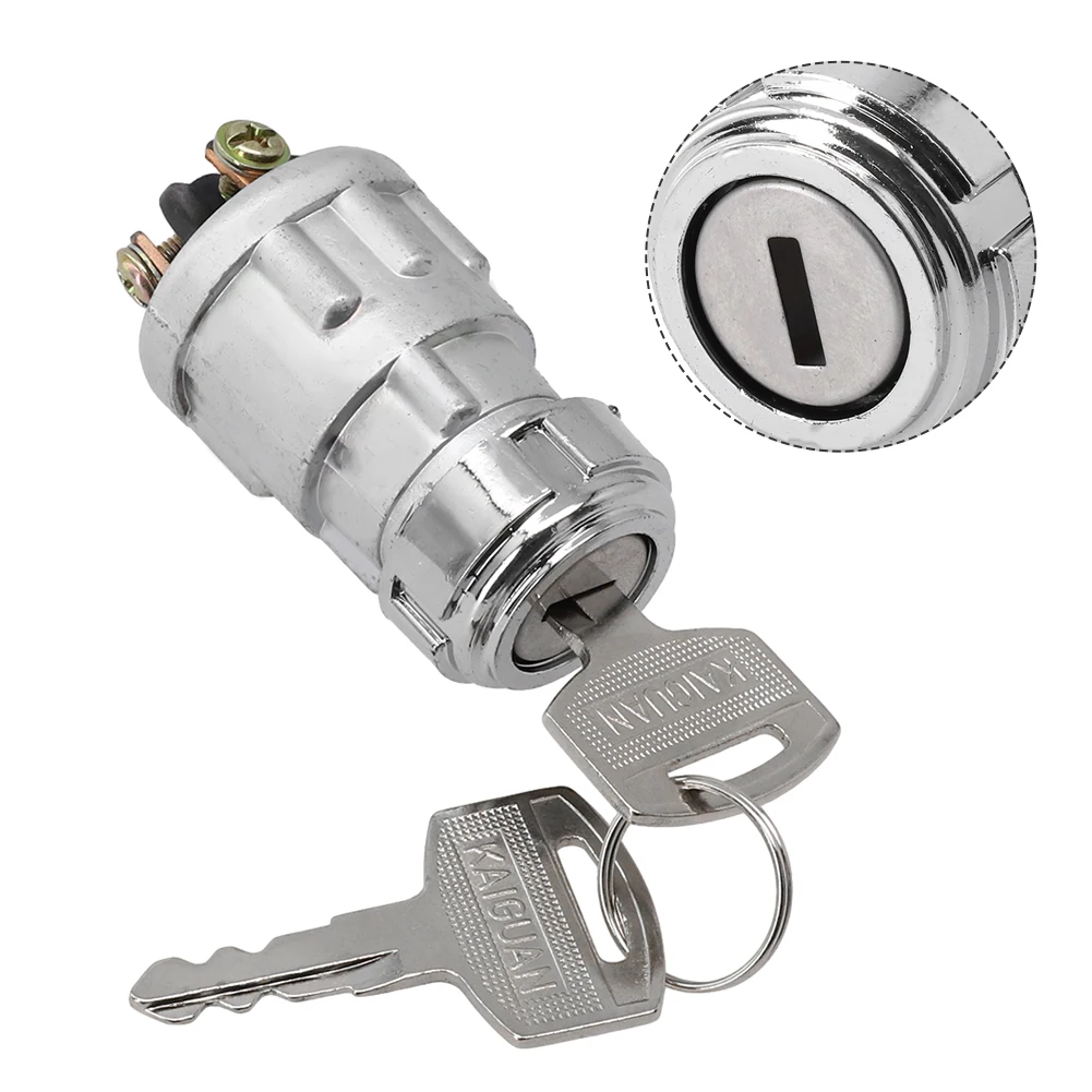 Universal Auto Boot 12 V 3 Position Zündung EIN/AUS/Start Zündschloss Sperren Mit 2 Schlüssel Zündschlüssel